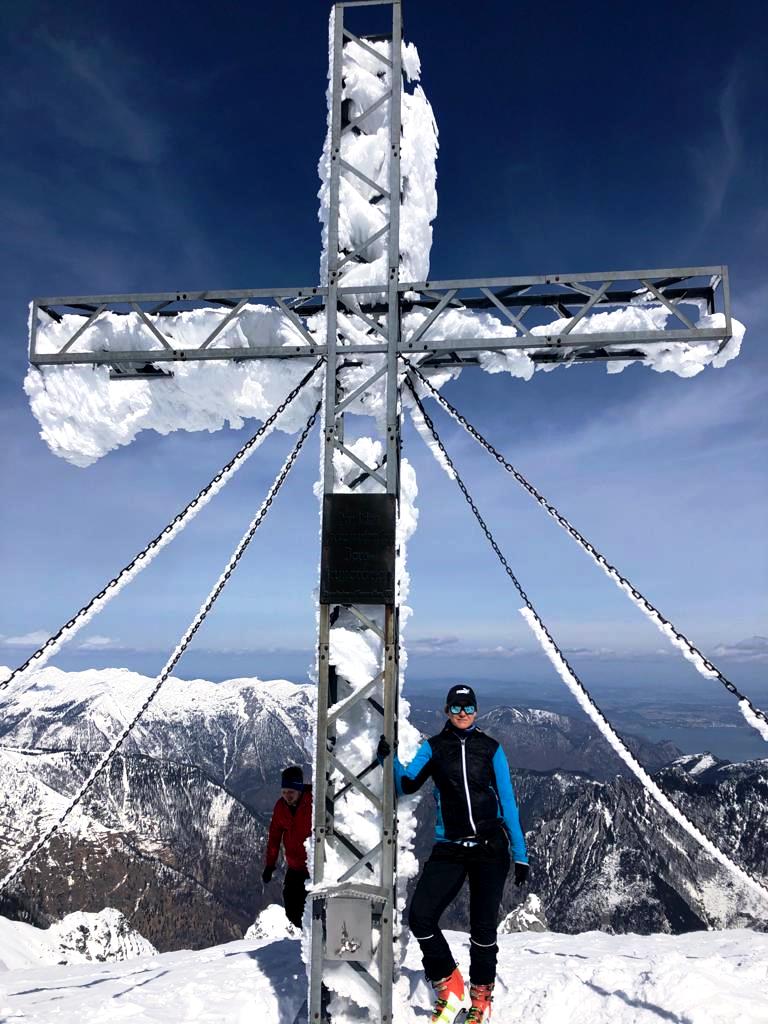 Auf dem Schönberggipfel 2.090 m