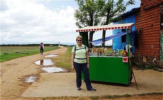 Selbstbedienungsstand - für eine kleine Spende - Offerto - kann man sich bedienen