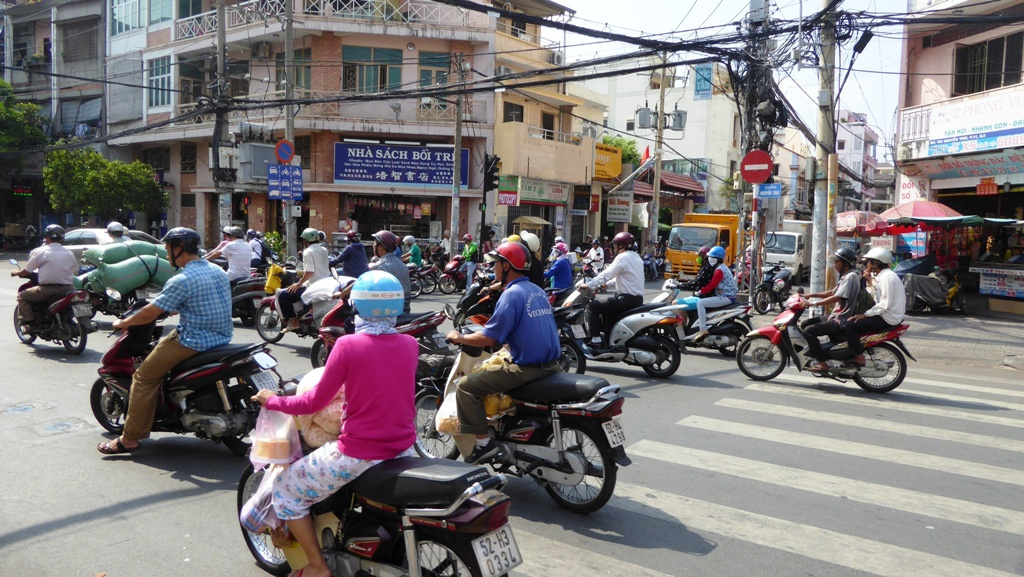 Start bei grüner Ampel