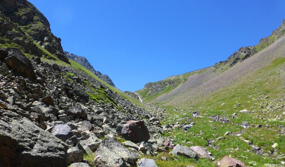 Hinauf zum Syltran Pass