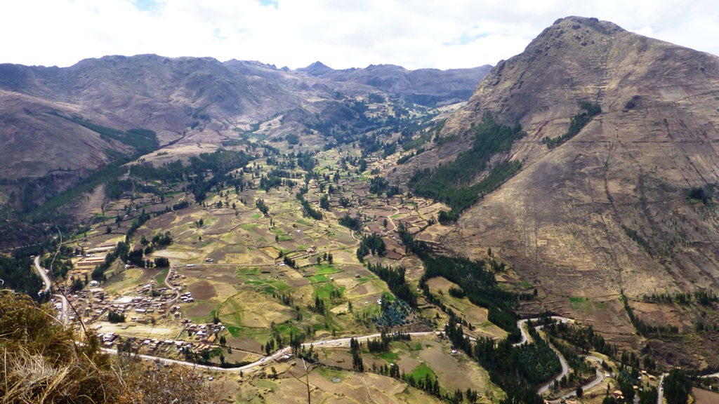 Tiefblick von Pisac