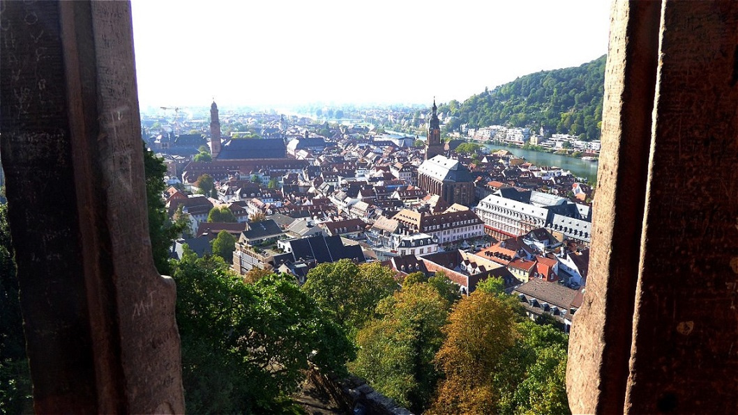 Blick auf Heidelberg