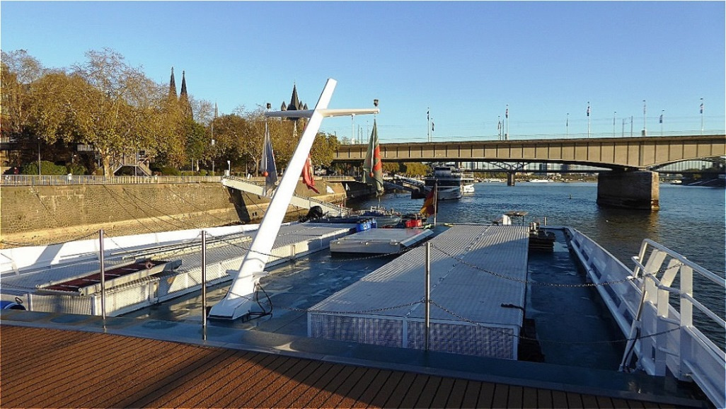 Am Pier in Köln
