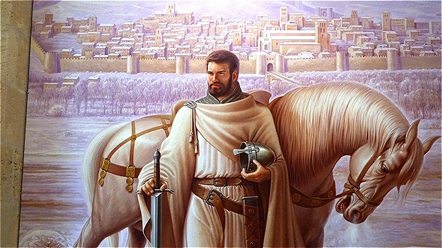 Rodrigo Díaz de Vivar, genannt El Cid - spanische Held des 11. Jahrhunderts, liegt hier begraben