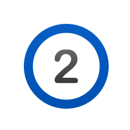 Number two icon