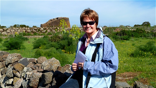 Erster Blick auf den Hauptturm
Die Nuraghe Losa ist einer der besterhaltendsten Nuraghenkomplexe der Insel