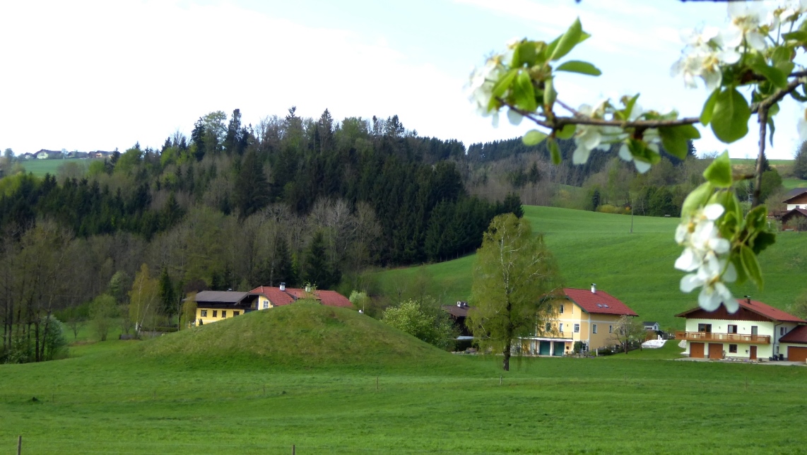 Riesengrabhügel in der Ortschaft Gegend