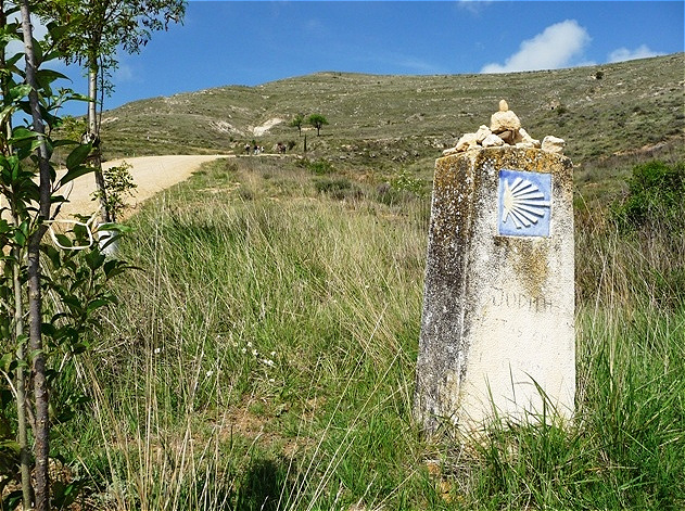 Anstieg hinauf auf die Meseta