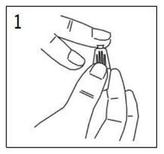 EierCHECK odvzem vzorca krvi.