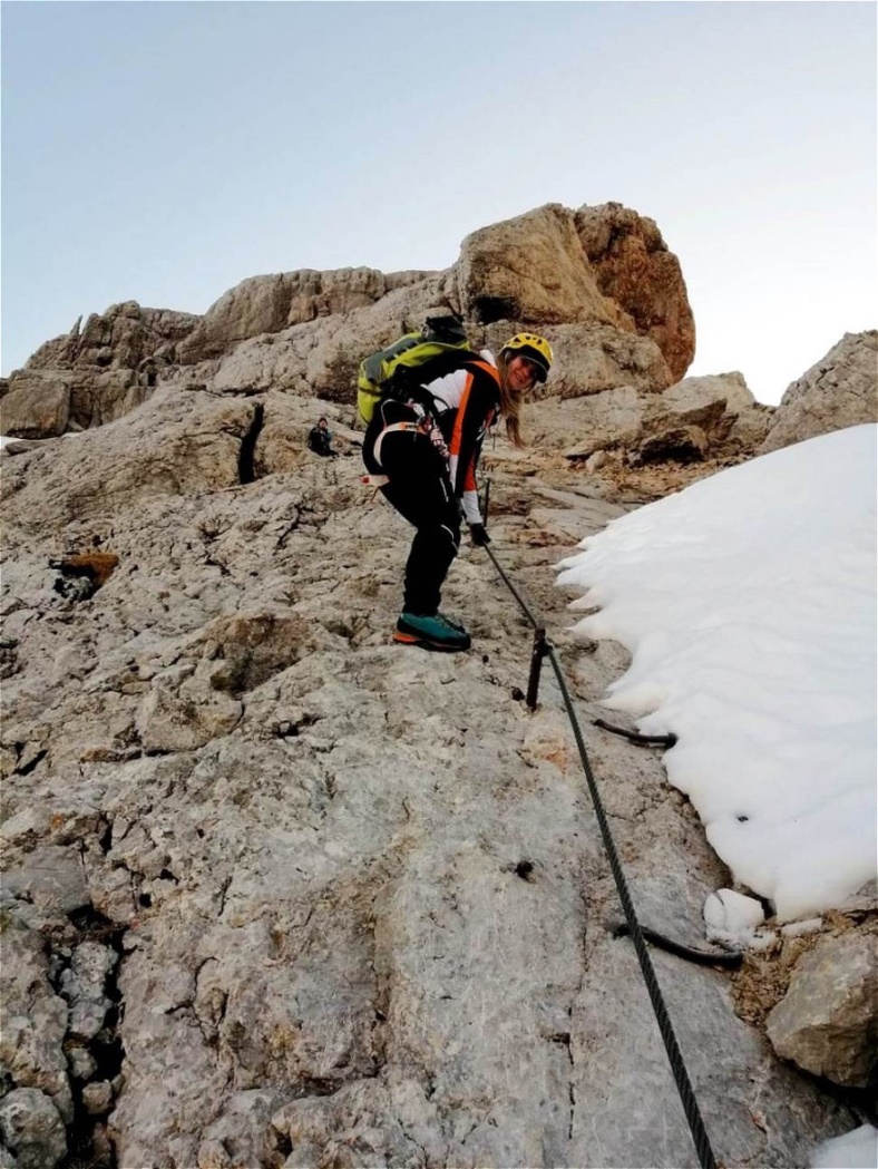 Über die sogenannte "Schulter" geht es hinauf zum Gipfel