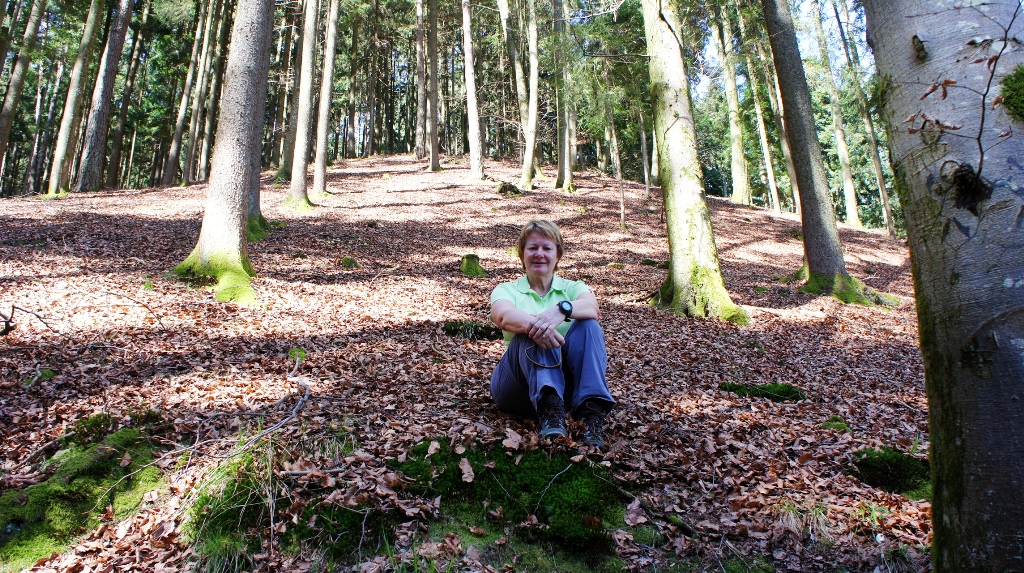 Am Fuße eines "Riesentumulus"