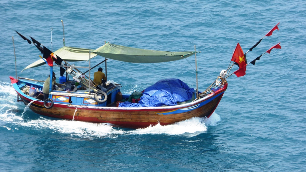 Vietnamesischer Fischer