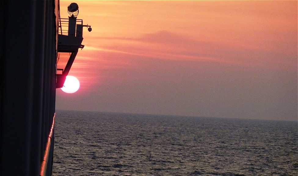 Sonnenuntergang auf dem Pazifik