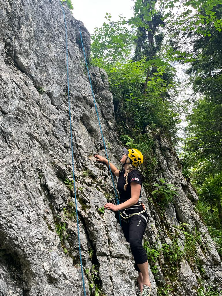 Kletterroute Schwierigkeit 4+