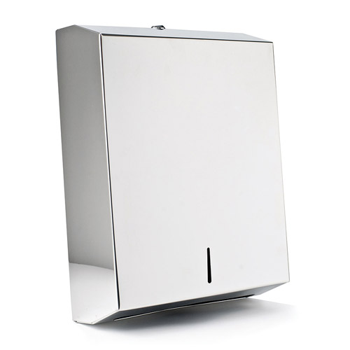 Χαρτοθήκη Χειροπετσέτας ΙΝΟΧ για Φύλλο - Φύλλο