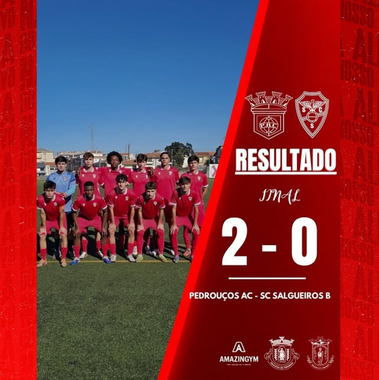 Resultado Final 
AF Porto Divisão de Elite Série 2 
26/27 - Jornada 5
Pedrouços AC 2-0 SC Salgueiros