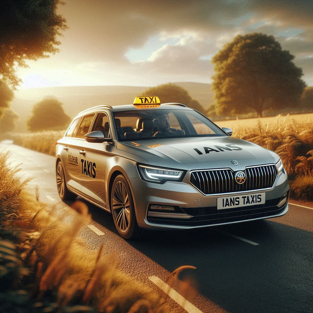 Modern office workspace with an iMac displaying 'Welcome to our' message, surrounded by potted plants and office supplies.
