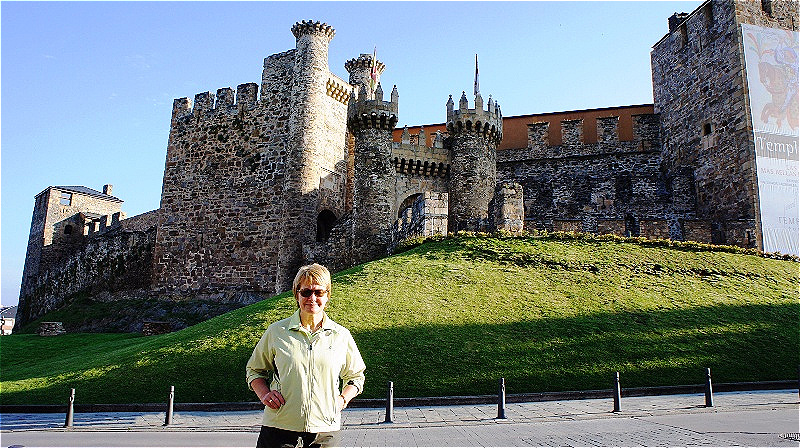 Wichtigste Sehenswürdigkeit Ponferradas - die Templerburg
