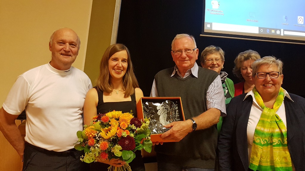 Dank und Anerkennung des Vereines für ihre geleistete Arbeit