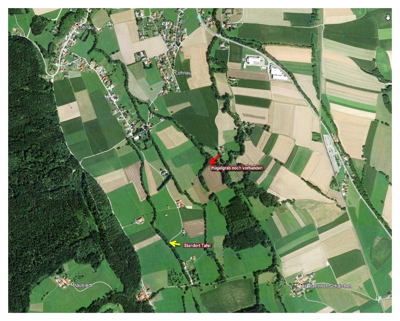 Hügelgrab Mattigtal - Uttendorf, Lohnau - Moos