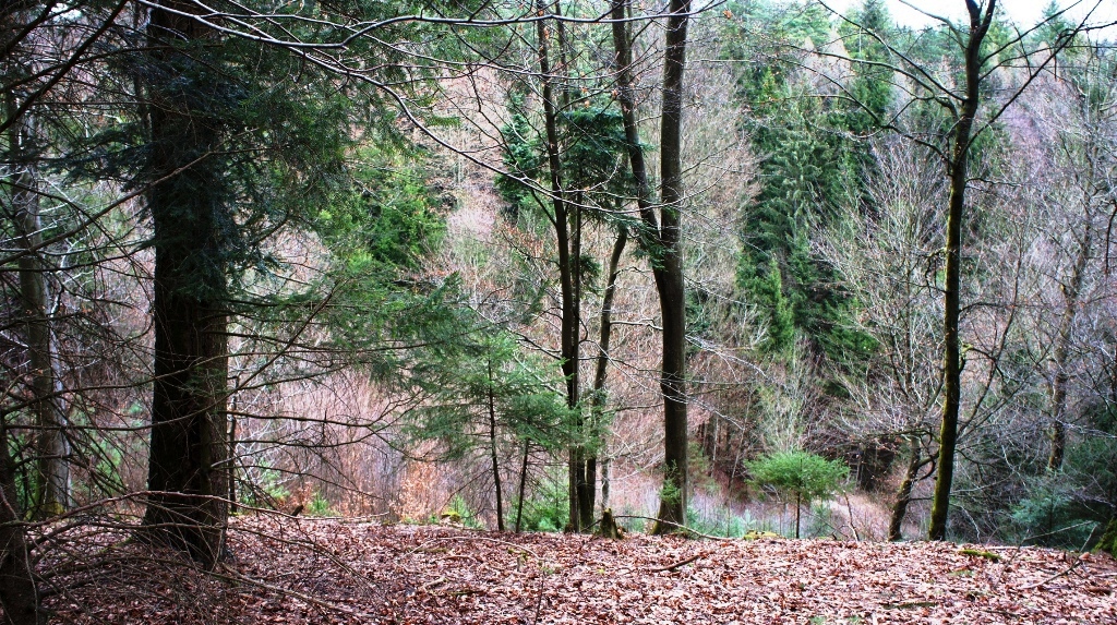 Steilabfall nach Südosten
