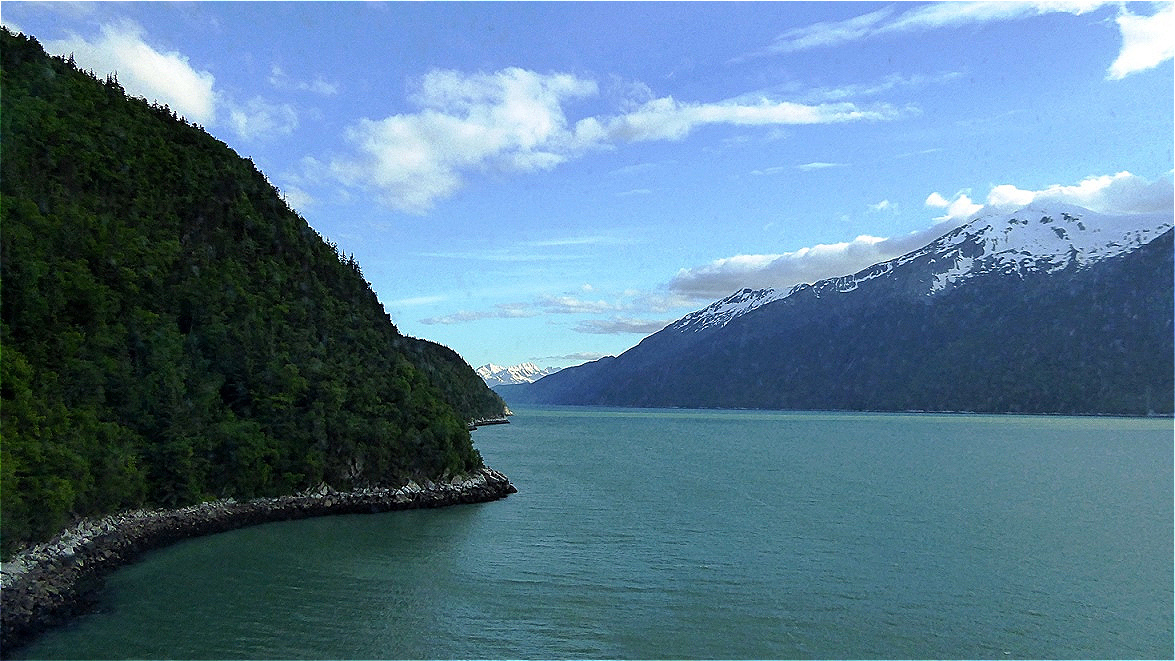 Ein tiefer Fjord (=Inlet)
