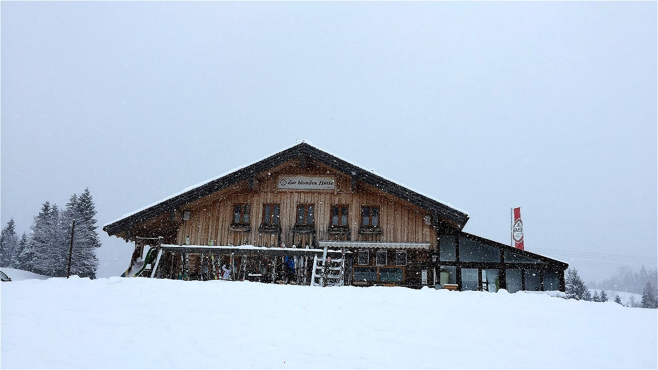 Labenberg 3.02.2018 Einkehr in der "Blonden Hütte"