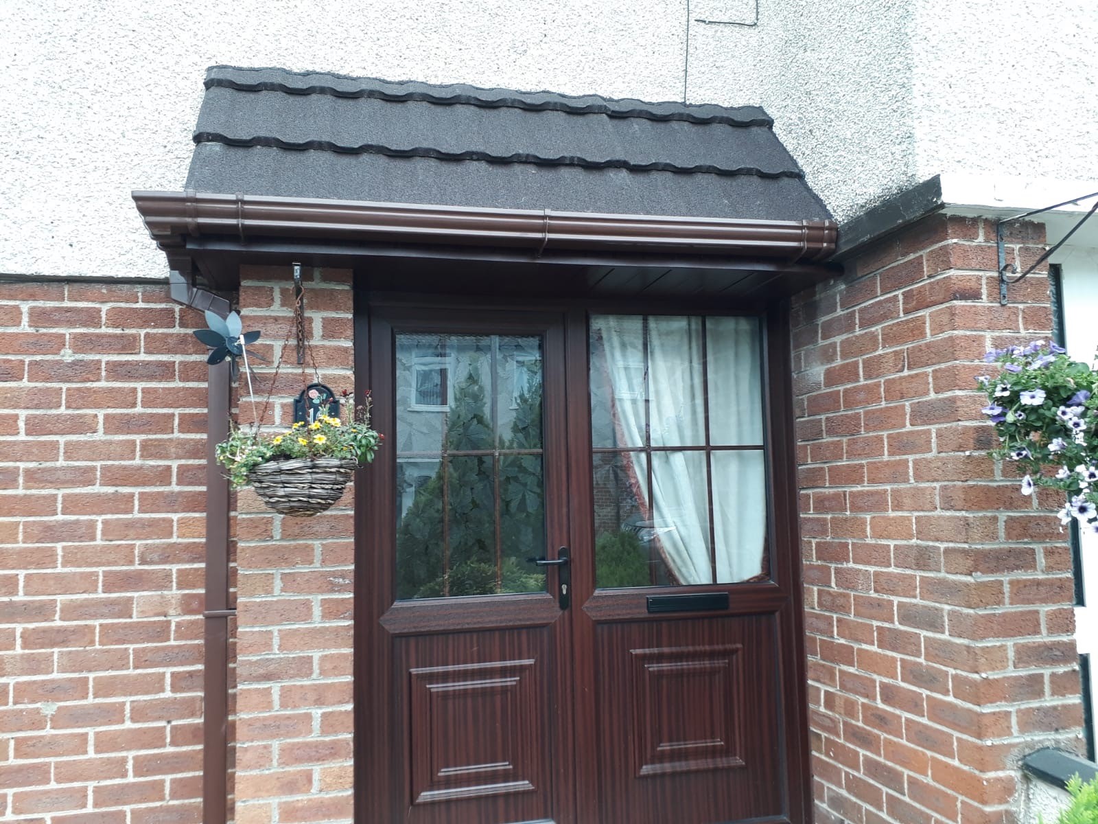 Replacement Door and guttering