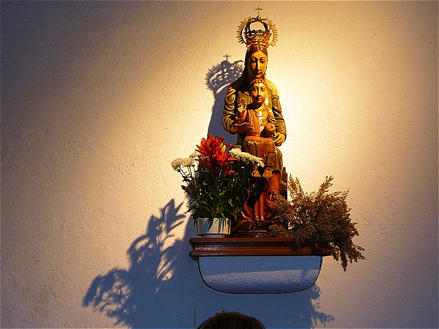 Byzantinisches Abbild der Marienfigur Santa Maria la Real aus dem 12. Jh.