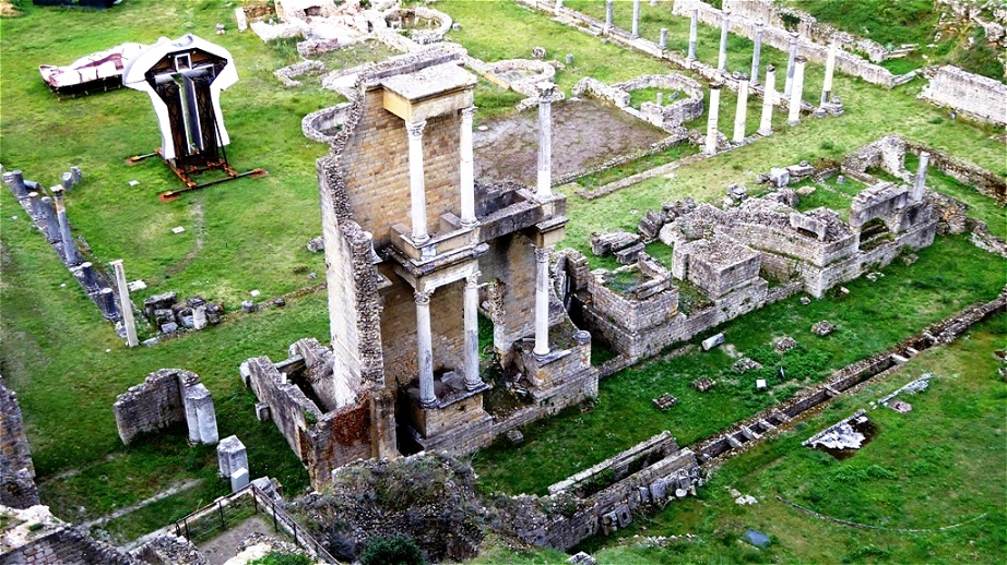 Detail des römischen Theaters