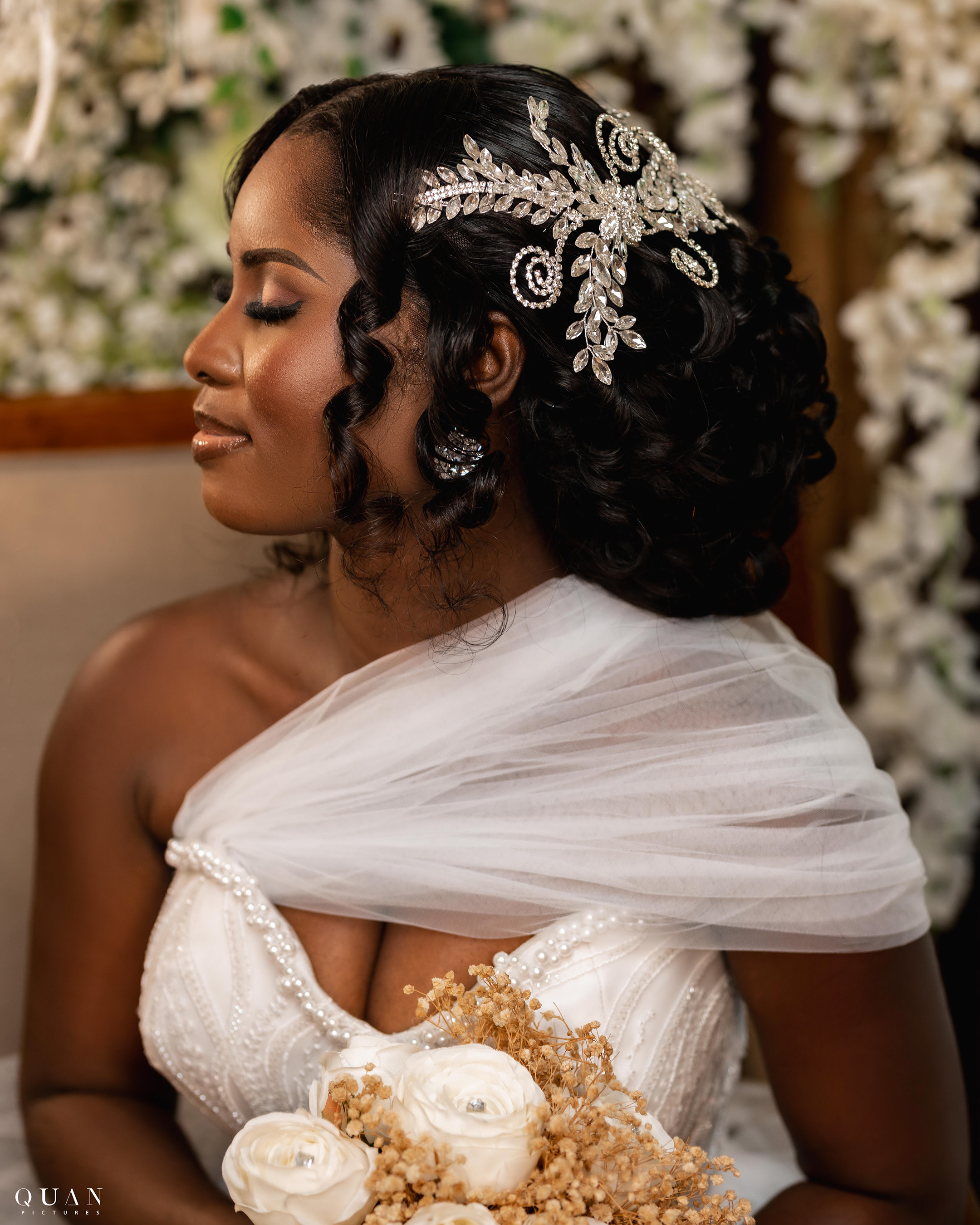 close view of woman's eyes with eyeliner