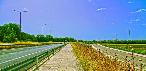 Larissa city Ring Road