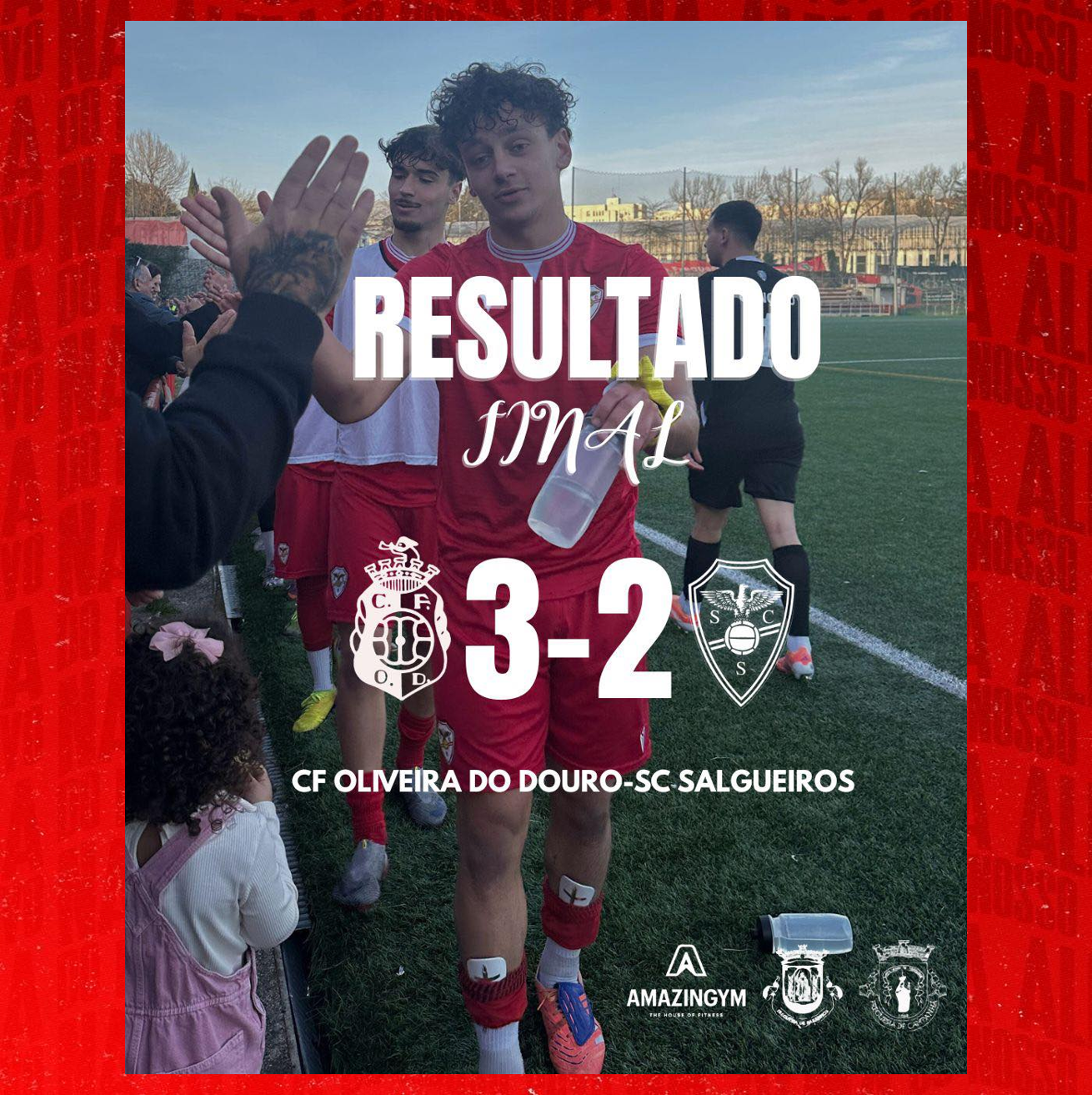 Equipa B - AF Porto Divisão de Elite 
Série 2 25/26 - Campeonato  - Jornada 24
Resultado Final
CF Oliveira do Douro 3-2 SC Salgueiros 