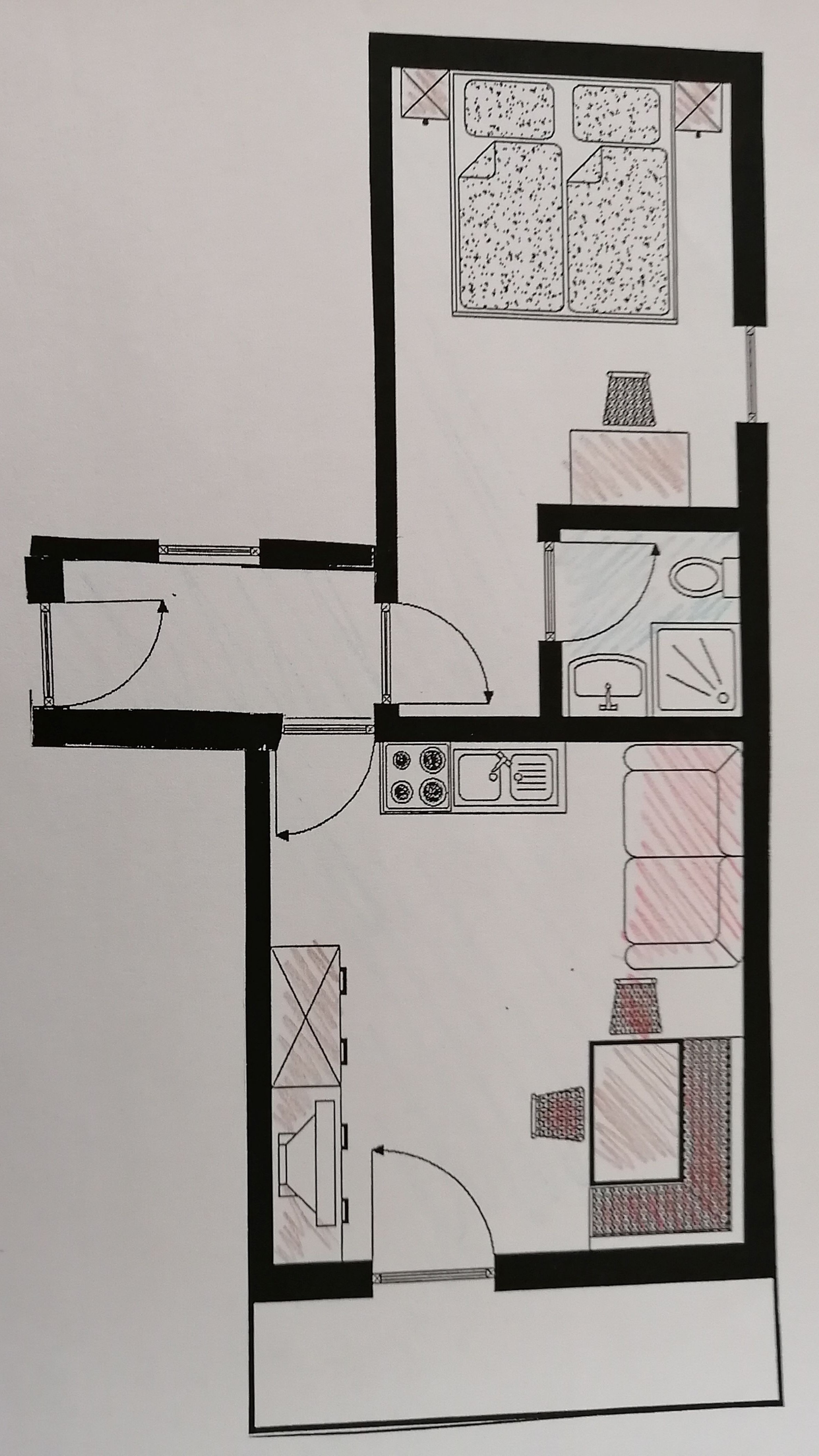Plan 1 Schlafzimmer