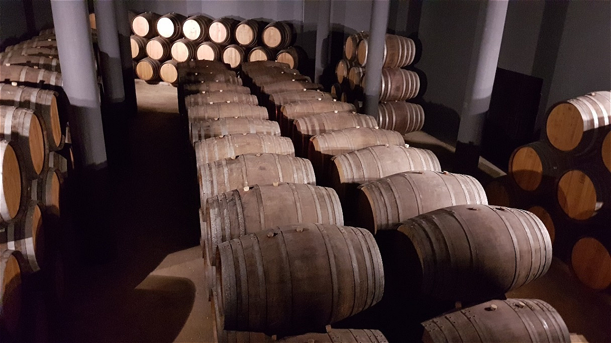 Im Keller reift der hochwertige Portwein  in den Pipes („kleine Fässer“9