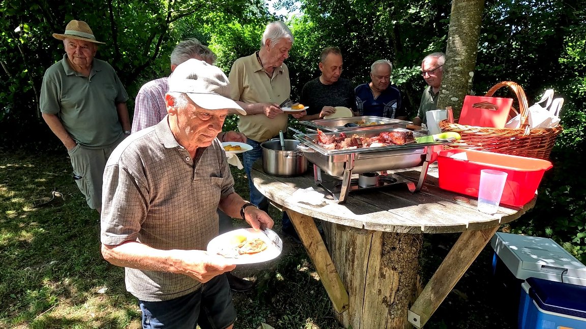 Start des Festessens !