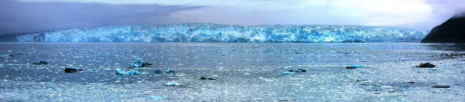 Der riesige Hubbard Glacier