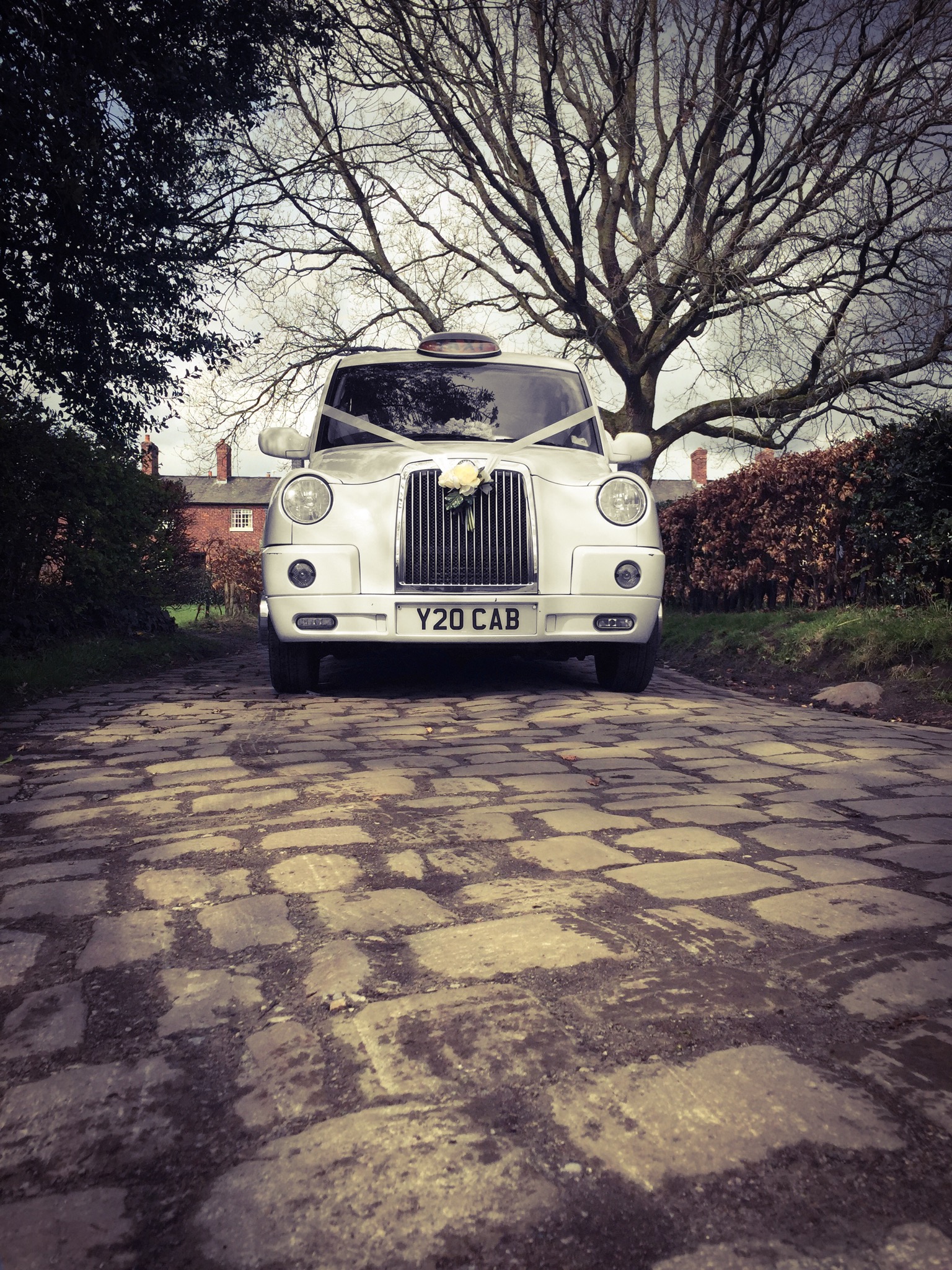 Norcliffe style wedding taxi