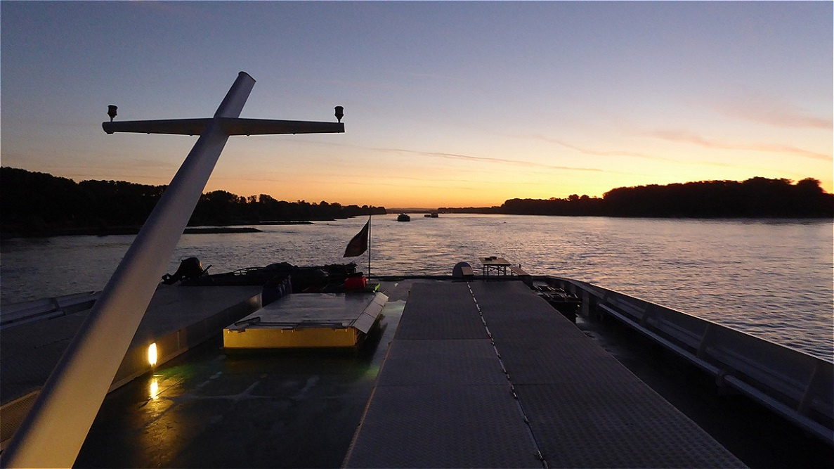 Talfahrt in Richtung Rüdesheim
