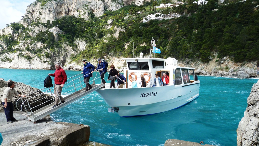 Wir verlassen das Boot