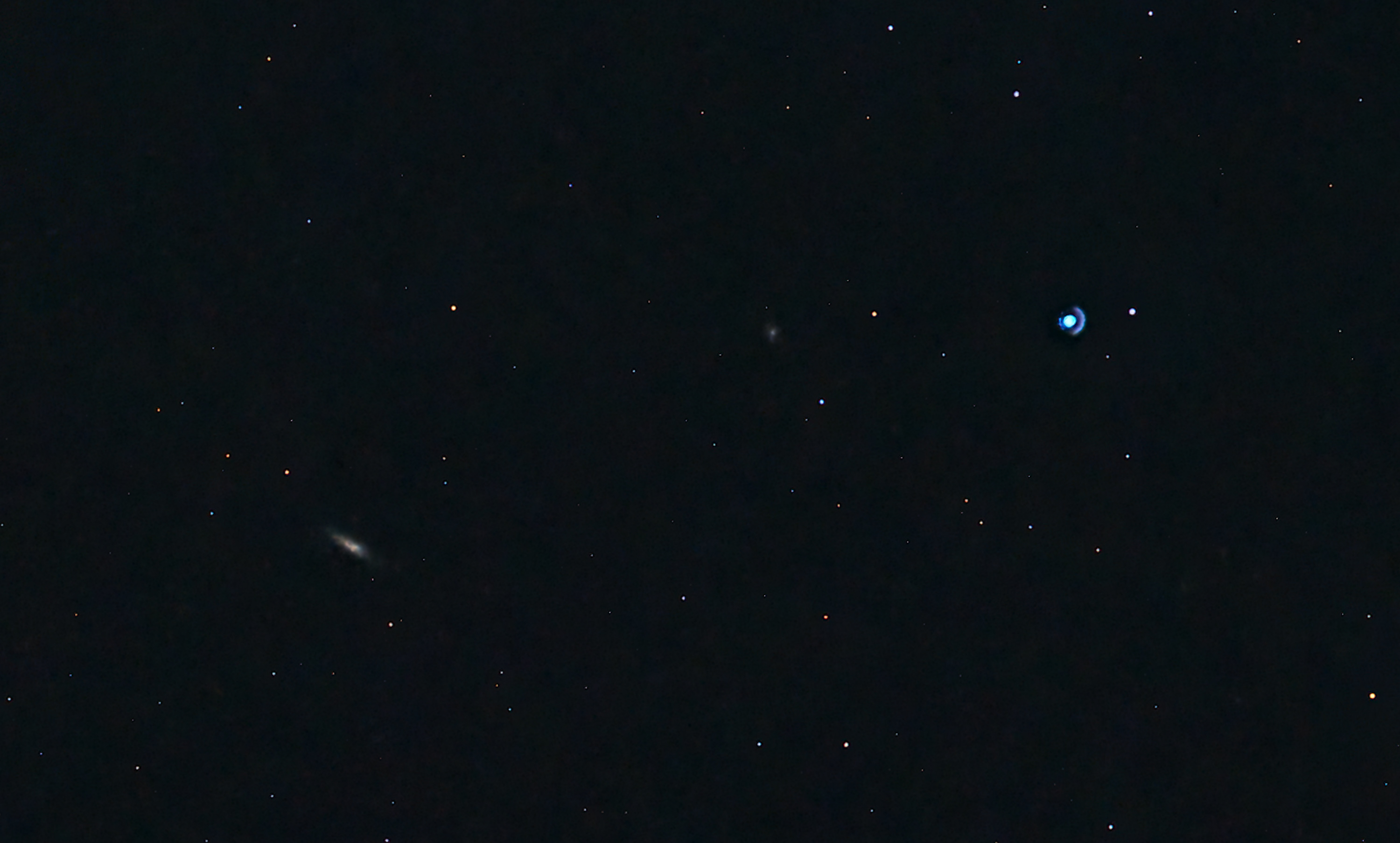 Eskimo Nebula NGC2392 in Gemini
D7000, 6x 3min. ISO800, 4"TMB f/6.3
25.03.2020