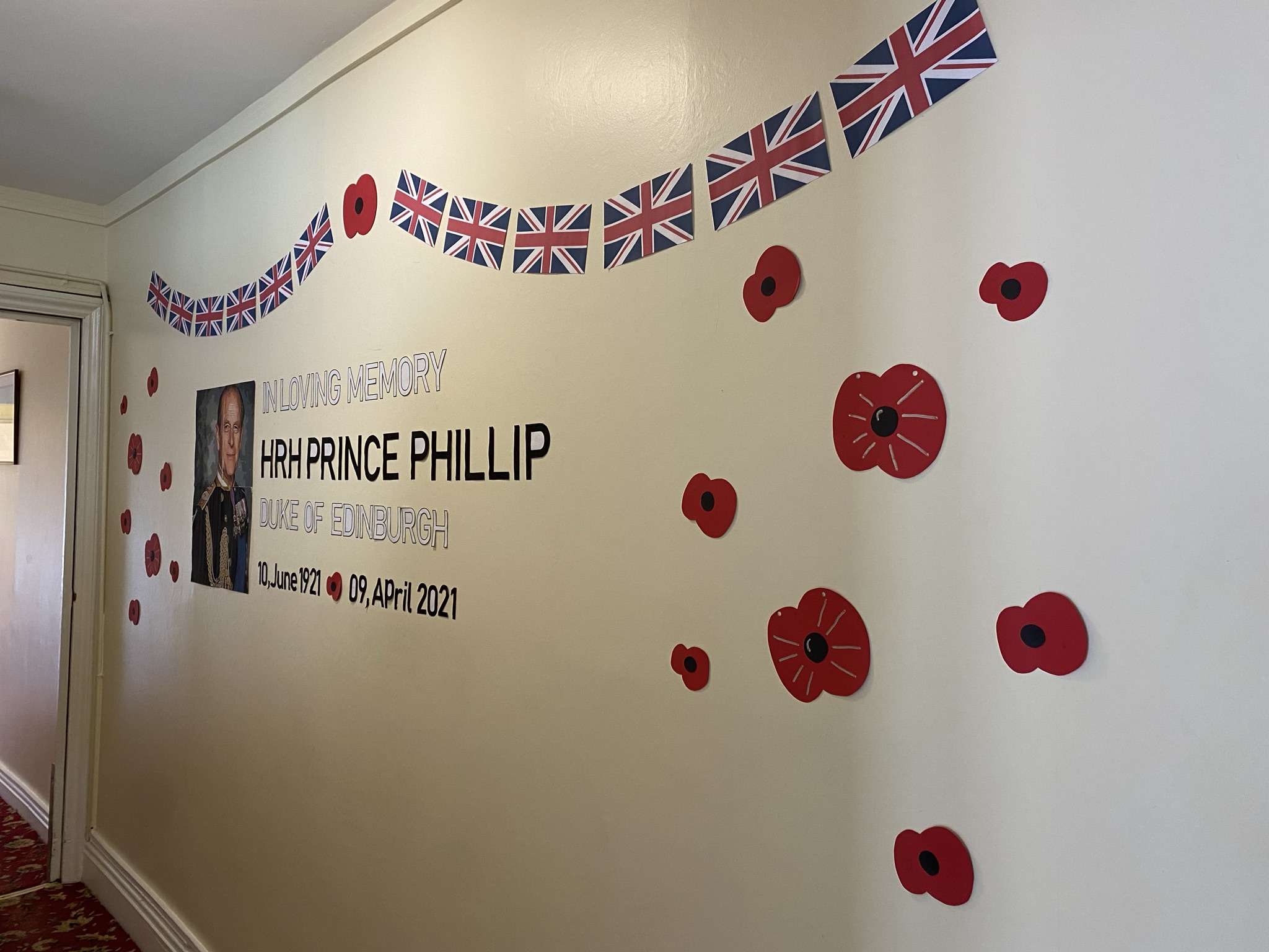 HRH Prince Phillip Remembrance Display - April 2021