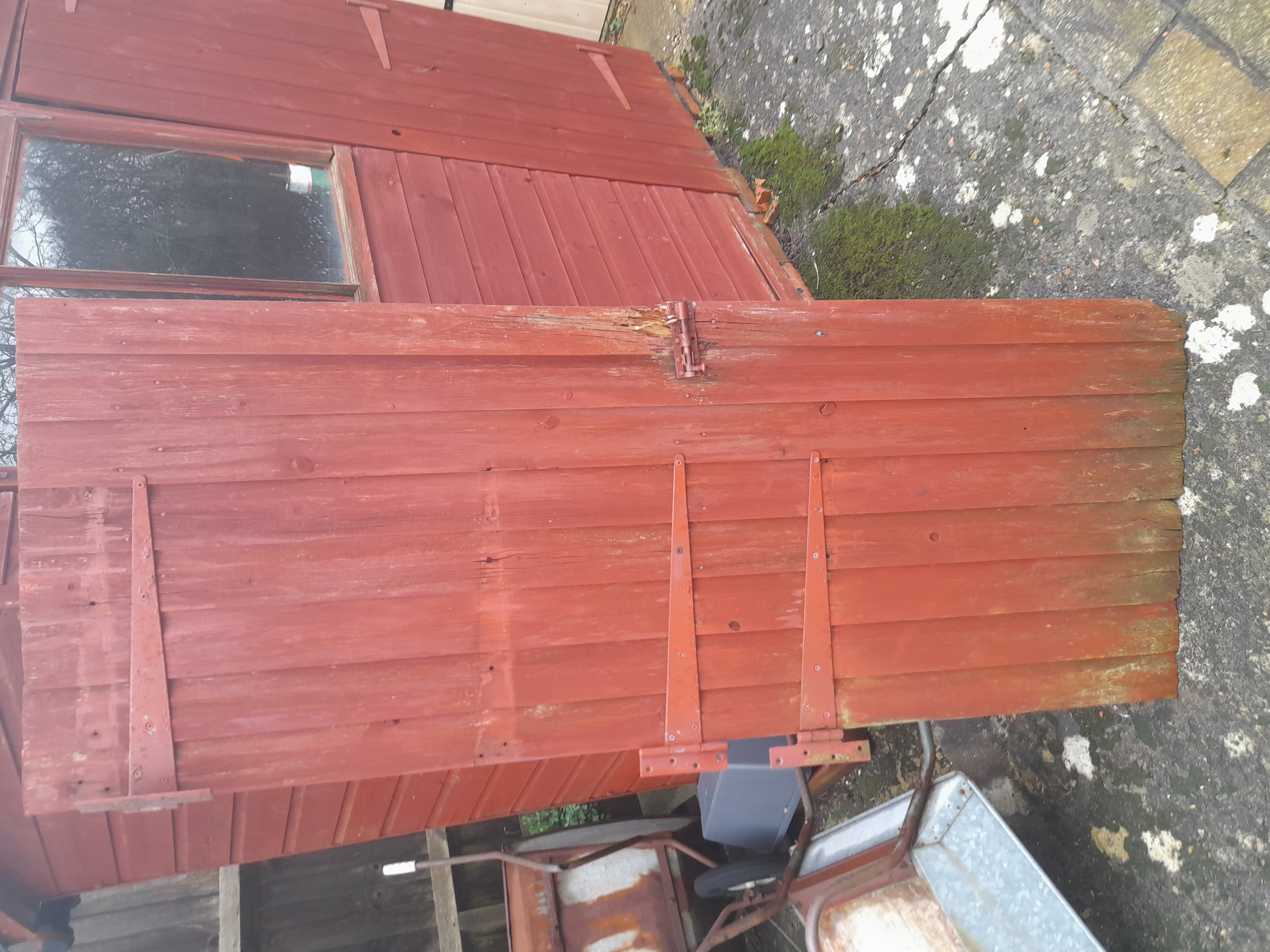 Old shed door