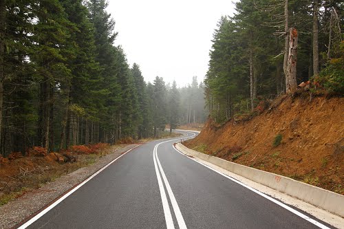 Athanasios Diakos - Kastriotissa road - Fokida region