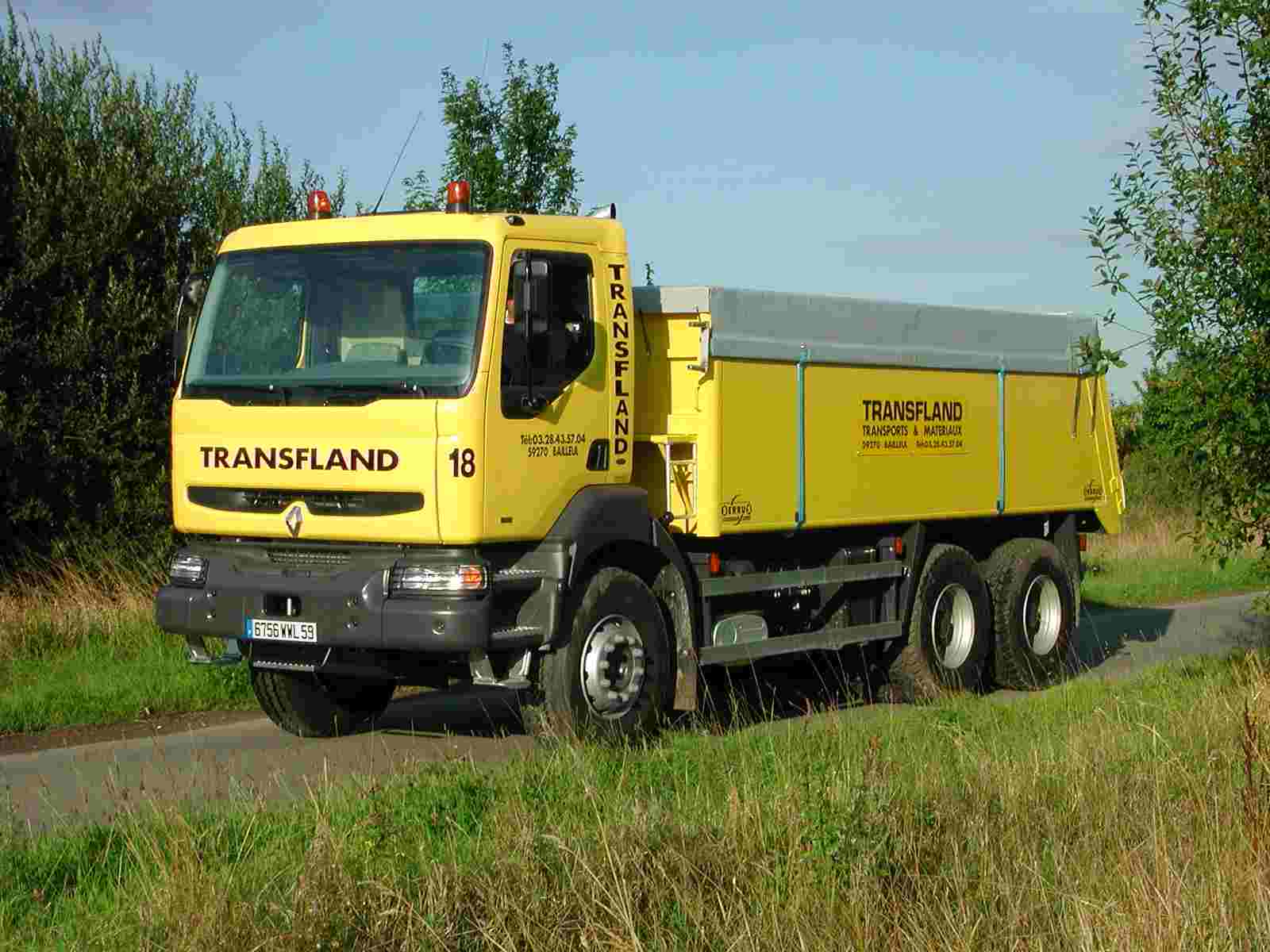 Transfland - Transport matériaux Bailleul - Porteur 6x4