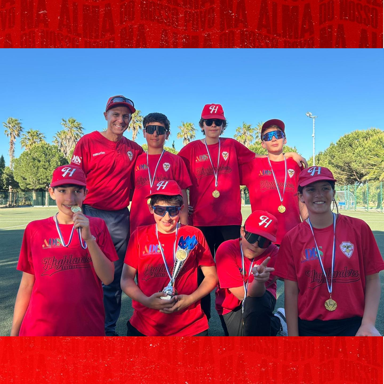 A nossa equipa da formação  de Basebol ~
conquistou este fim de semana o 2.º lugar no 
torneio Juniors Gamedayem realizado em Cascais!
Parabéns a todos!! 