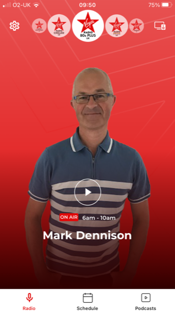 Mark Dennison Virgin Radio 80s+