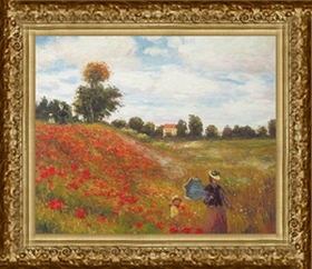 Claude Monet: Poppies Near Argenteuil
