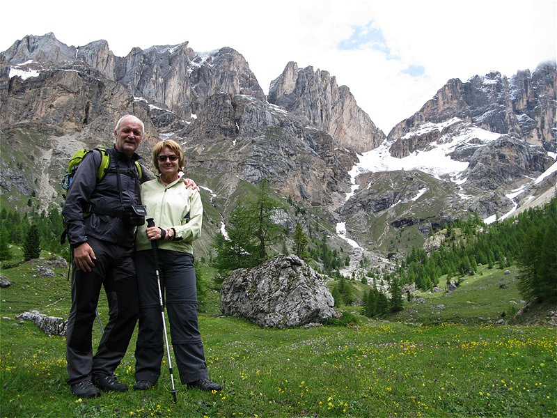 Auf den Wiesen der Malga Contrin