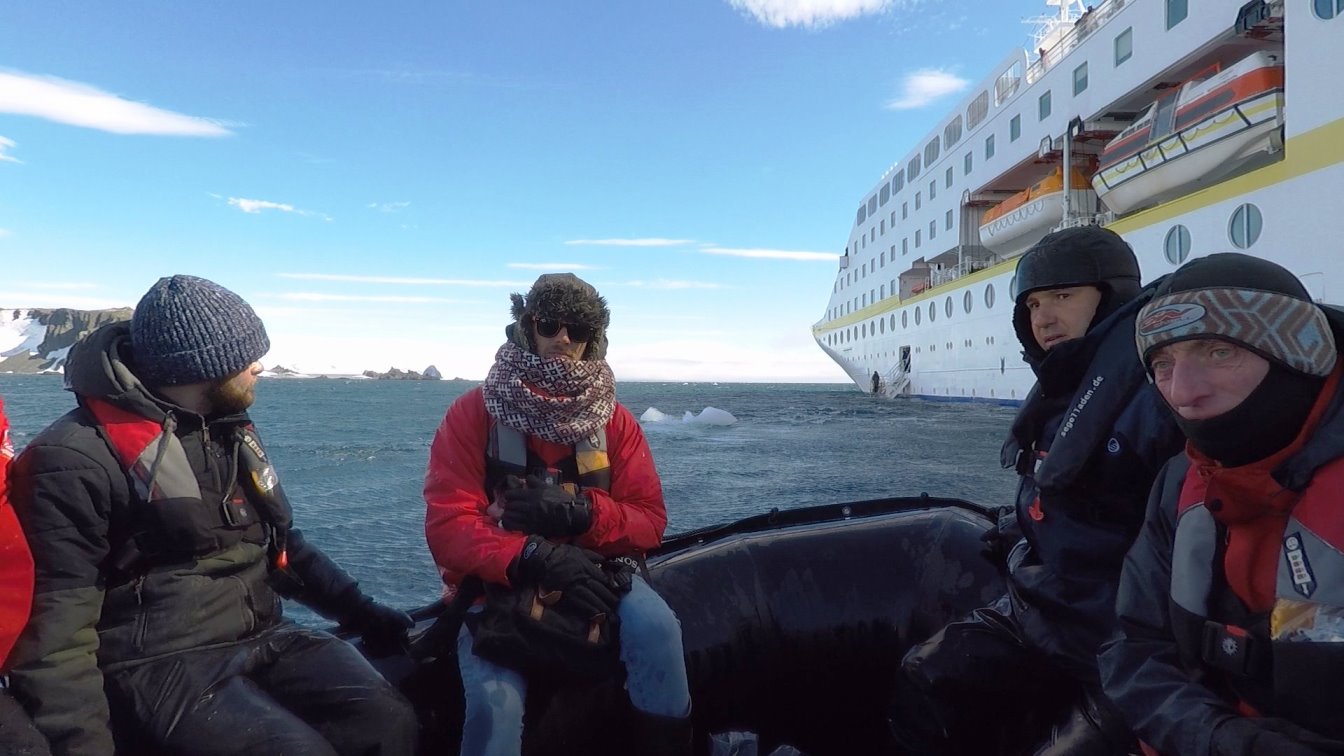 Gleich sind wir wieder an Bord